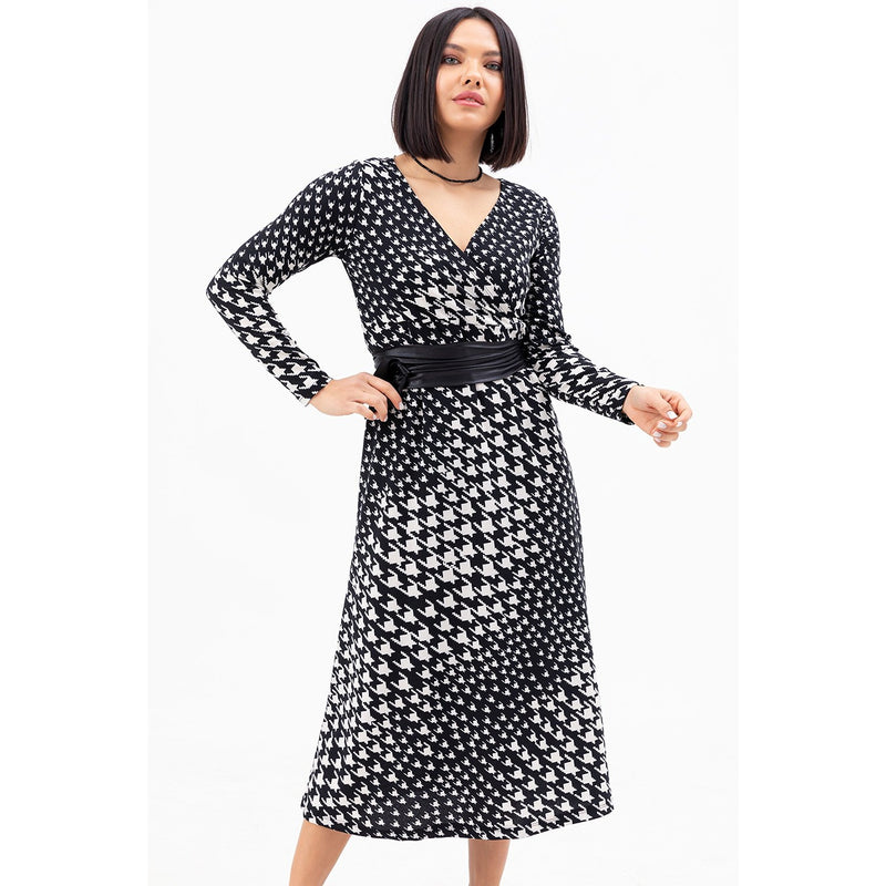 Cream Printed Dress | Montivo Pakistan