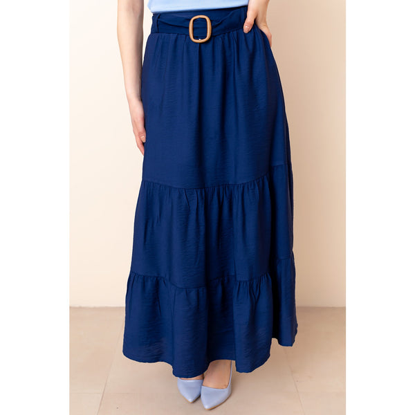 Blue Belted Skirt | Montivo Pakistan