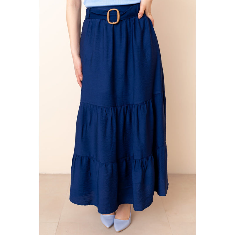 Blue Belted Skirt | Montivo Pakistan