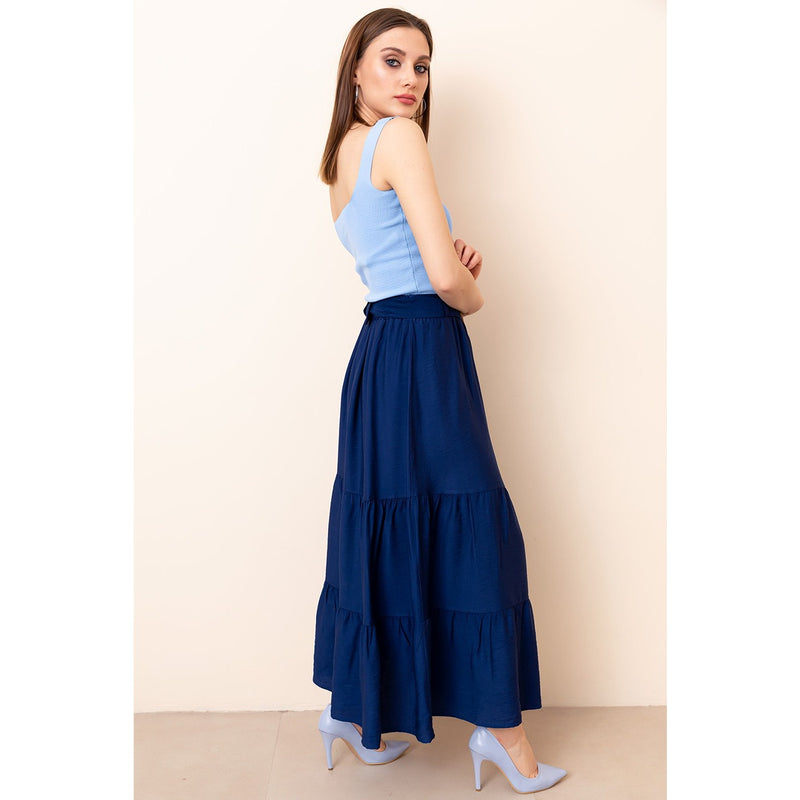 Blue Belted Skirt | Montivo Pakistan