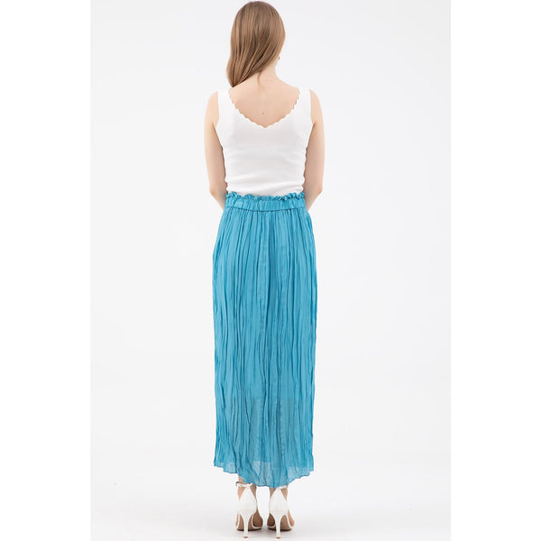 Blue Chiffon Pleated Skirt | Montivo Pakistan