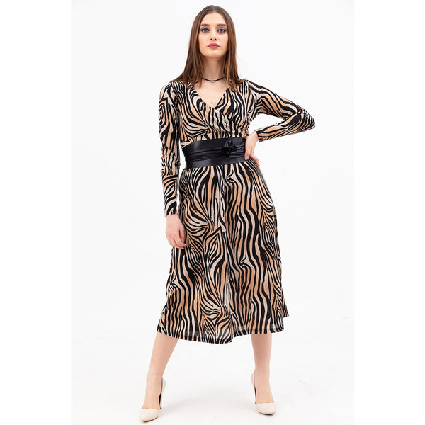 Double Breasted Collar Dress | Montivo Pakistan