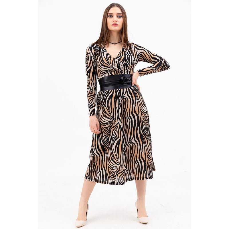 Double Breasted Collar Dress | Montivo Pakistan