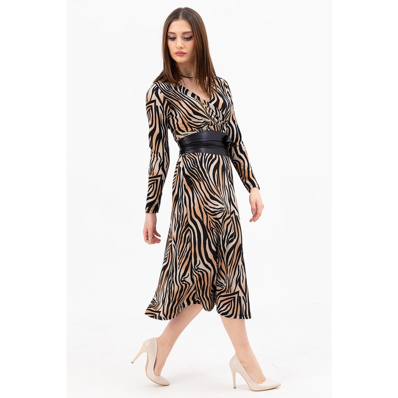 Double Breasted Collar Dress | Montivo Pakistan