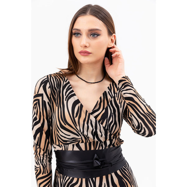 Double Breasted Collar Dress | Montivo Pakistan