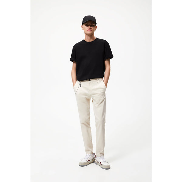 Zara Cream Skinny Chinos | Montivo Pakistan