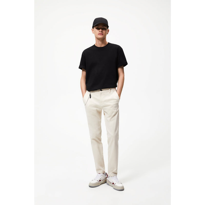 Zara Cream Skinny Chinos | Montivo Pakistan