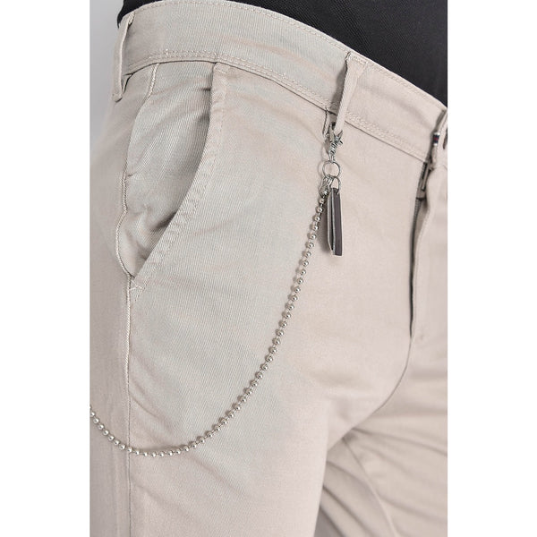 Zara Cream Skinny Chinos | Montivo Pakistan