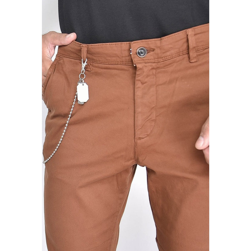 Zara Dark Brown Skinny Chinos | Montivo Pakistan