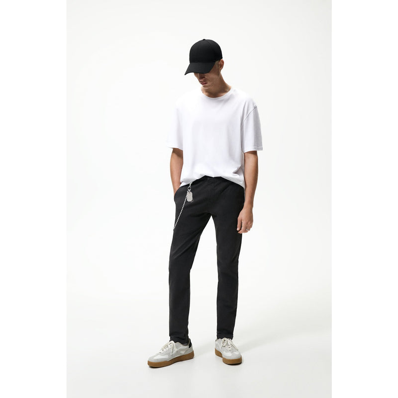 Zara Charcoal Skinny Chinos | Montivo Pakistan