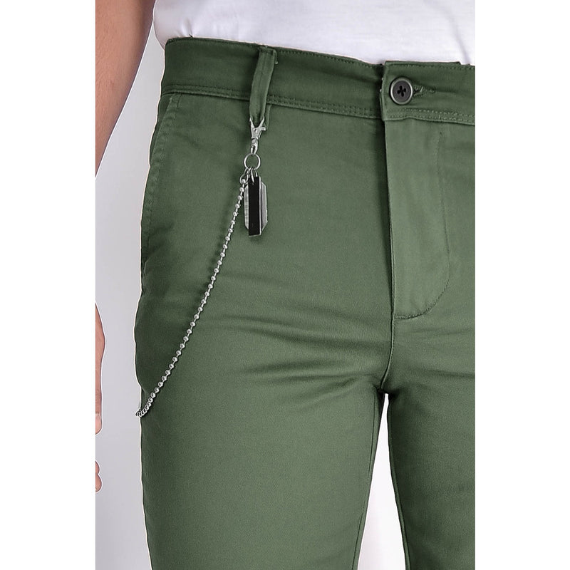 Zara Olive Skinny Chinos | Montivo Pakistan