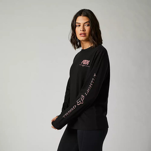 Fox Black Tread Lightly Tshirt | Montivo Pakistan