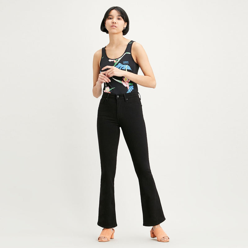 LVS Black Boot-Cut Mid Rise Jeans | Montivo Pakistan