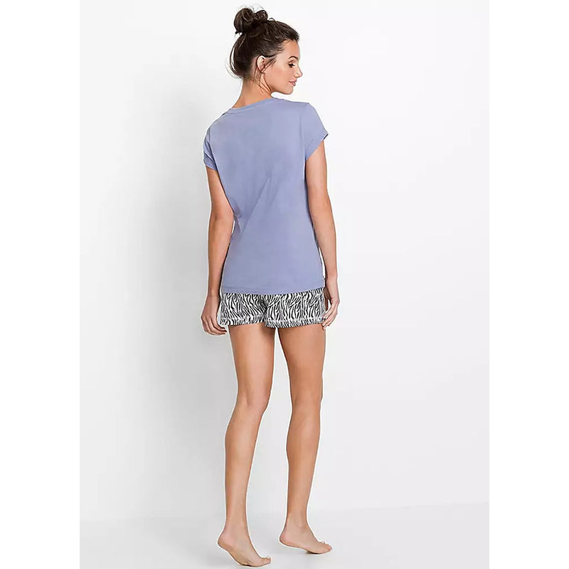 Printed Lilac Summer Pyjamas Set | Montivo Pakistan