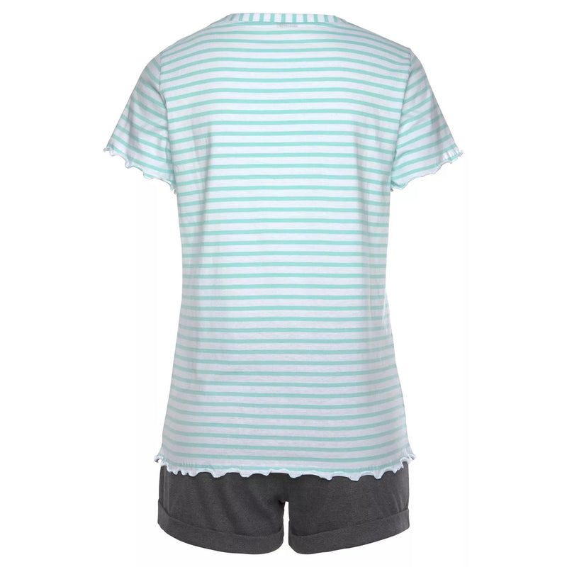 Blue Stripe Sleepwear Short Suit | Montivo Pakistan