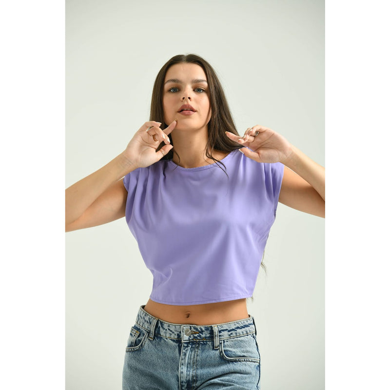 Lilac Sleeveless Top | Montivo Pakistan