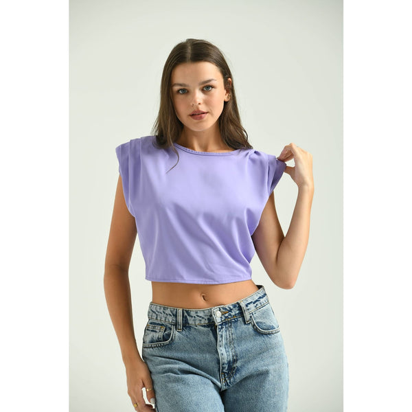 Lilac Sleeveless Top | Montivo Pakistan