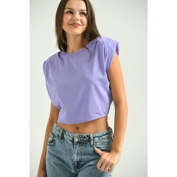 Lilac Sleeveless Top | Montivo Pakistan