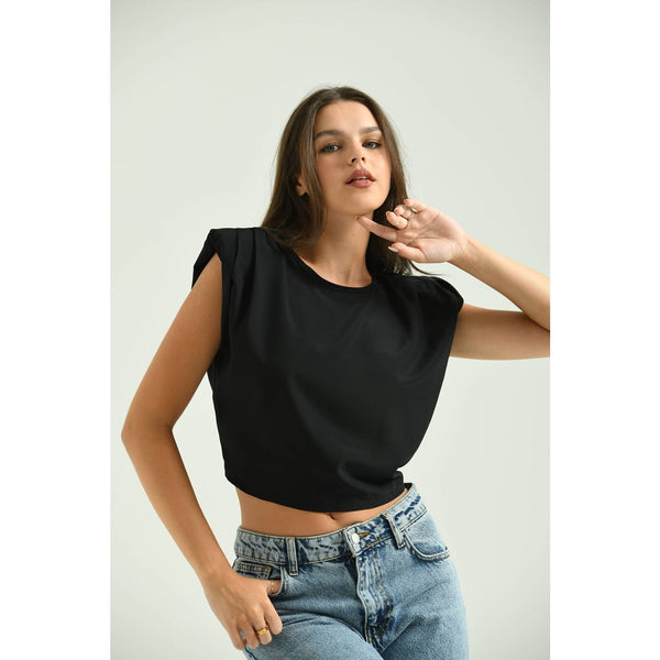 Black Sleeveless Top | Montivo Pakistan