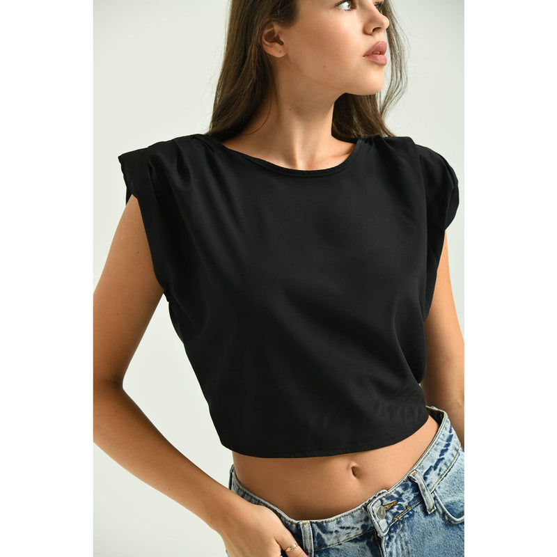 Black Sleeveless Top | Montivo Pakistan