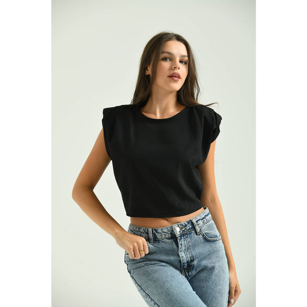 Black Sleeveless Top | Montivo Pakistan