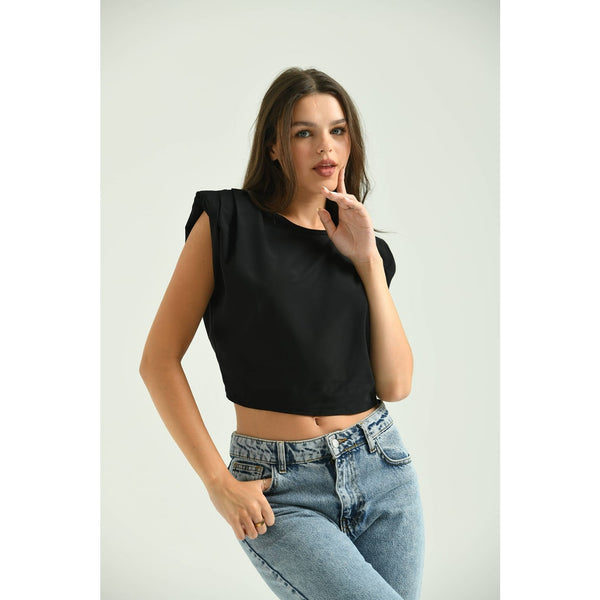 Black Sleeveless Top | Montivo Pakistan