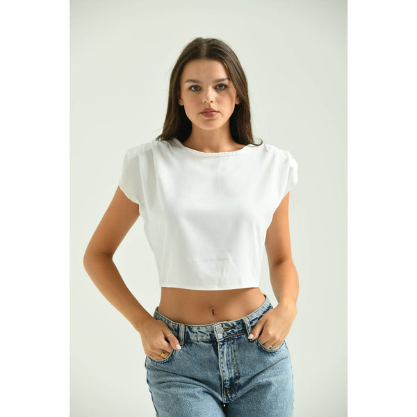 White Sleeveless Top | Montivo Pakistan
