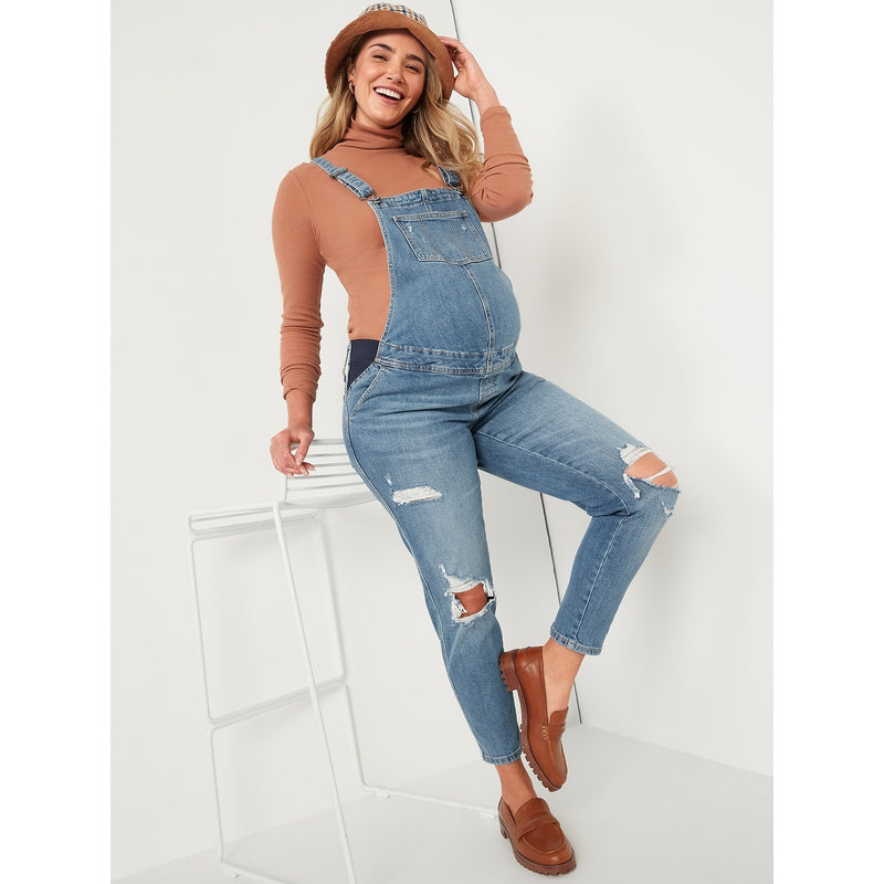 ON Straight Ripped Jean Overalls | Montivo Pakistan