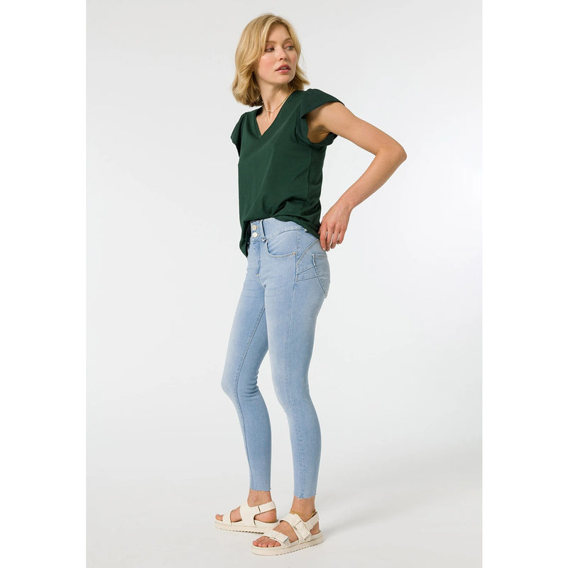 TFSI Double Up Skinny Light Blue Jeans | Montivo Pakistan