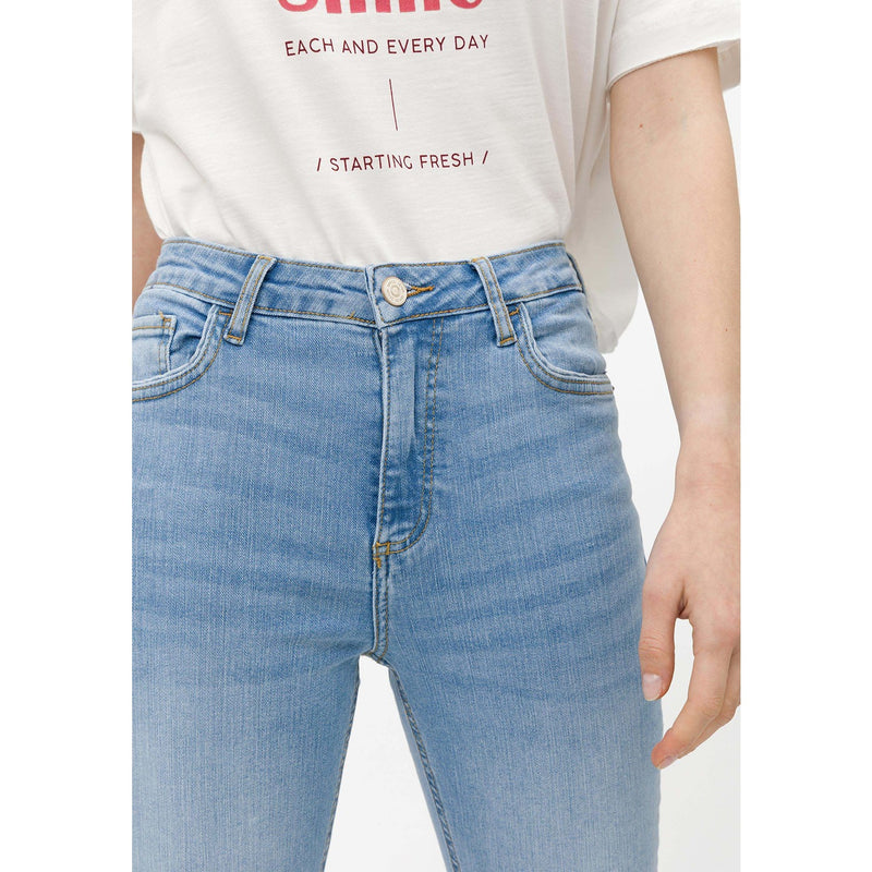 TFSI Cropped Flare Jeans | Montivo Pakistan