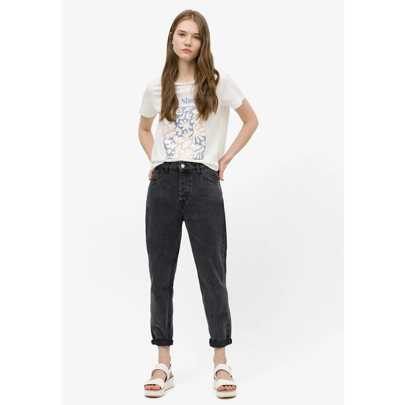 TFSI Charcoal Mom Fit Jeans | Montivo Pakistan