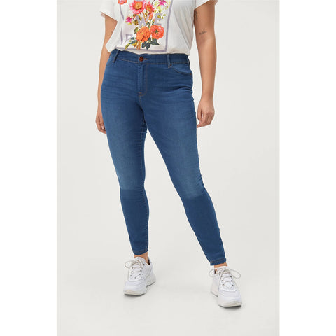 Zizzi Long Mid Blue Jeggings | Montivo Pakistan