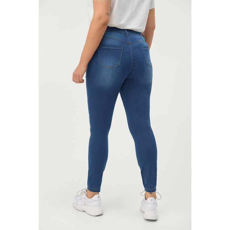Zizzi Long Mid Blue Jeggings | Montivo Pakistan