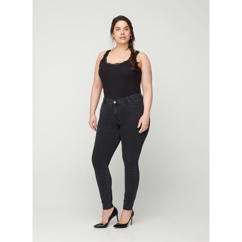 Zizzi Long Charcoal Jeggings | Montivo Pakistan