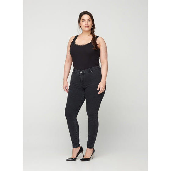 Zizzi Long Charcoal Jeggings | Montivo Pakistan