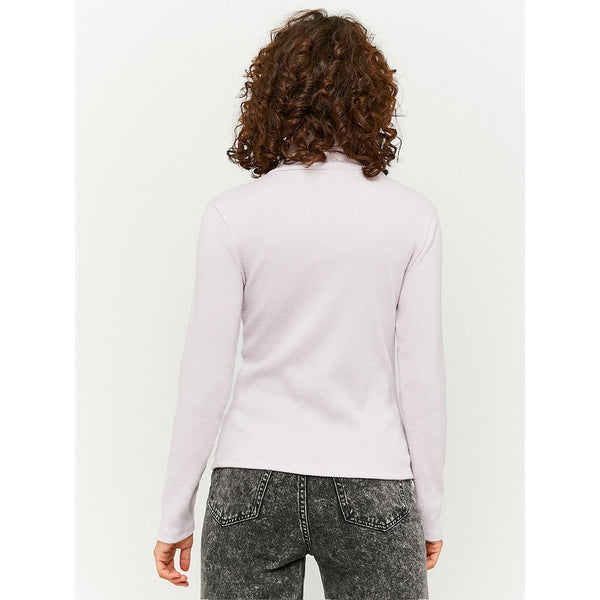 TW Lilac Roll Neck Ribbed Top | Montivo Pakistan
