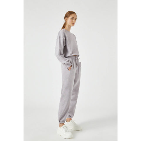 PB Embroidered STWD Lilac sweatpants | Montivo Pakistan