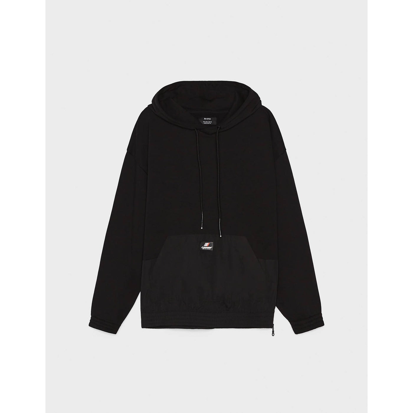 BSK Black Sweatshirt with Side Zipper | Montivo Pakistan