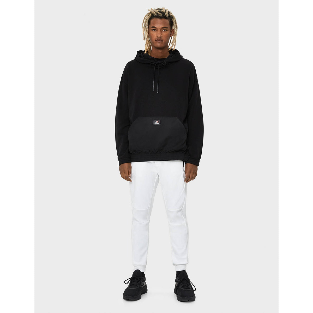 BSK Black Sweatshirt with Side Zipper | Montivo Pakistan