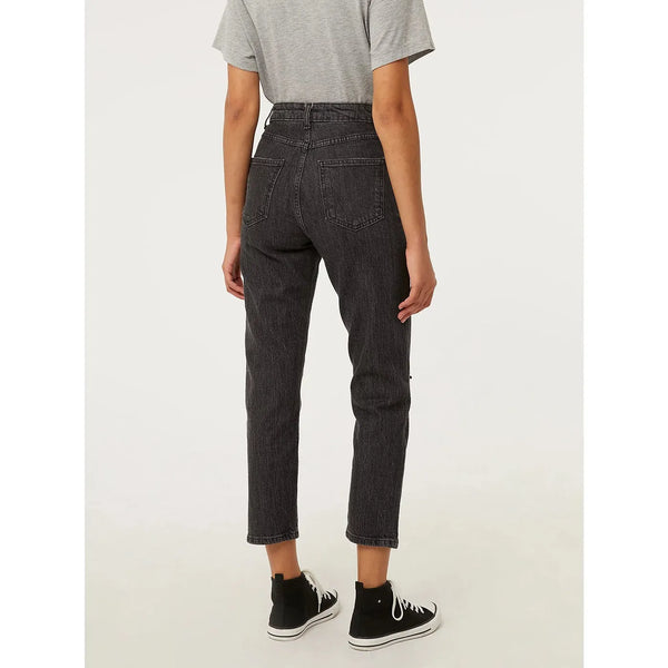 GRGE Black High Rise Jeans | Montivo Pakistan