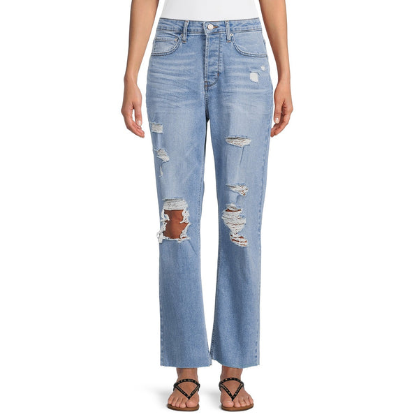 NB Light Blue Ripped Jeans | Montivo Pakistan