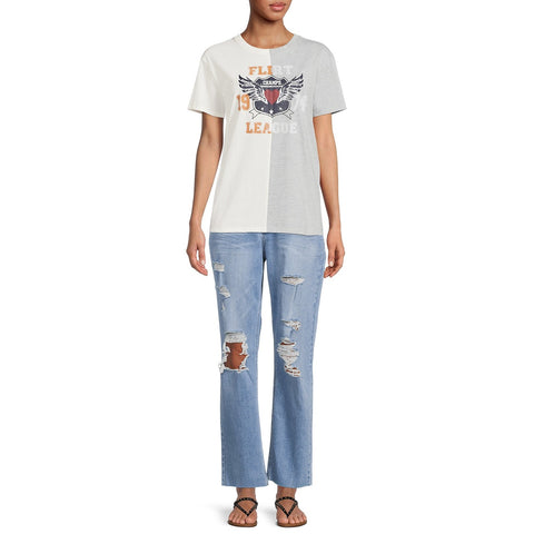 NB Light Blue Ripped Jeans | Montivo Pakistan