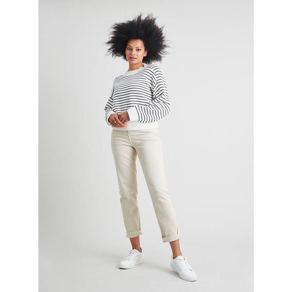 TU Ecru Girlfriend Jeans | Montivo Pakistan