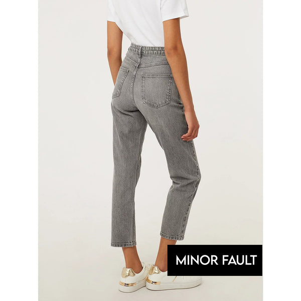 Minor Fault Grey Straight Leg Jeans | Montivo Pakistan