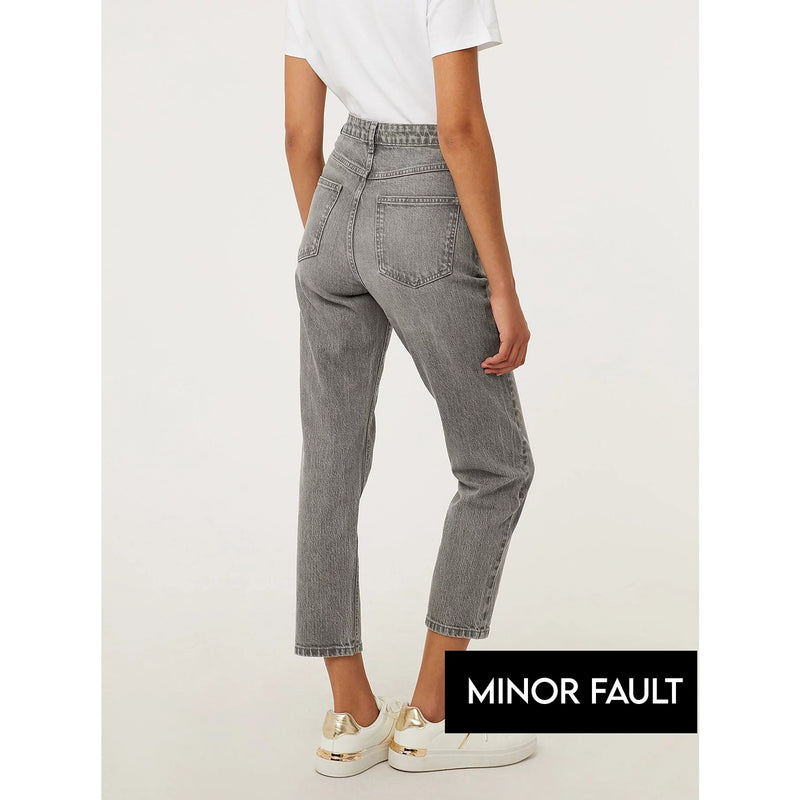 Minor Fault Grey Straight Leg Jeans | Montivo Pakistan