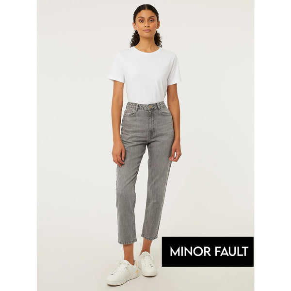 Minor Fault Grey Straight Leg Jeans | Montivo Pakistan