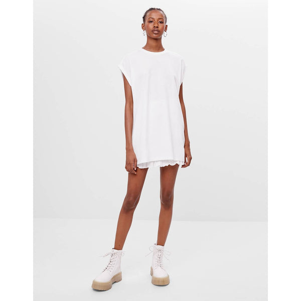 White Sleeveless Oversized Tshirt | Montivo Pakistan