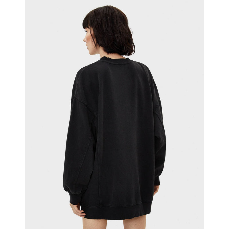 BSK Oversized Faded Black Sweatshirt | Montivo Pakistan