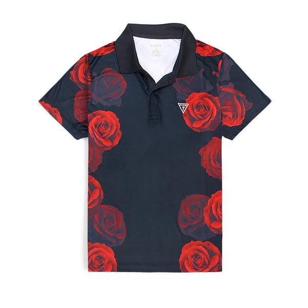 Guess Red Floral Polo | Montivo Pakistan