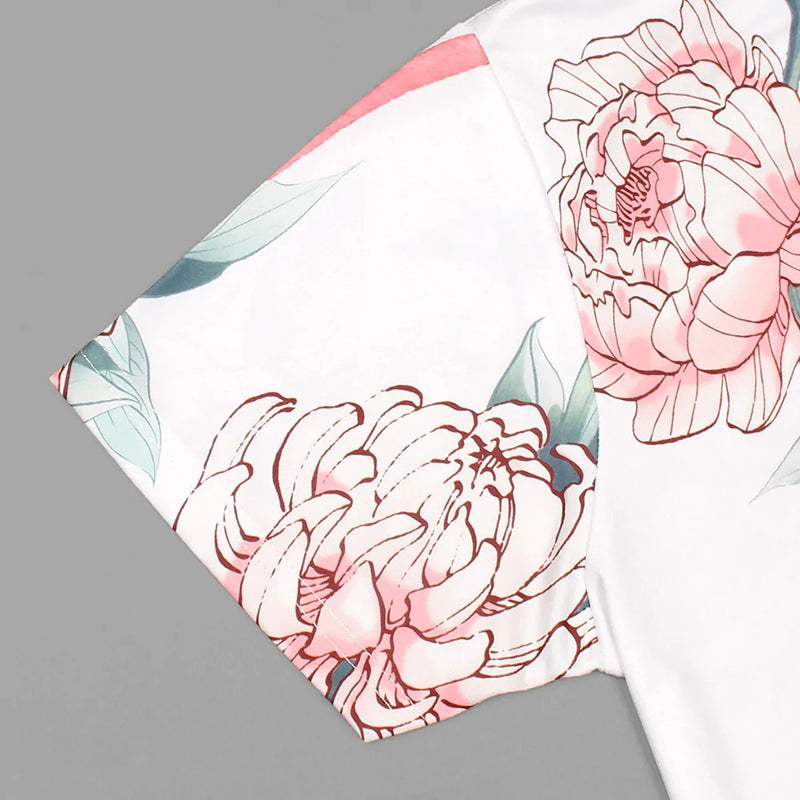 Guess White Floral Polo | Montivo Pakistan